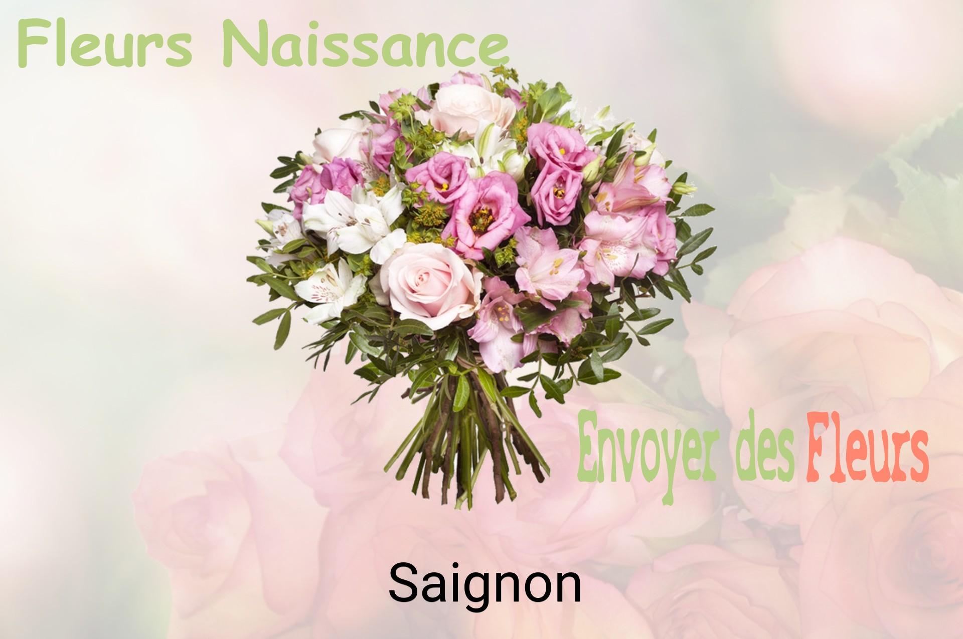 Bouquet de fleurs de naissance livré à Saignon